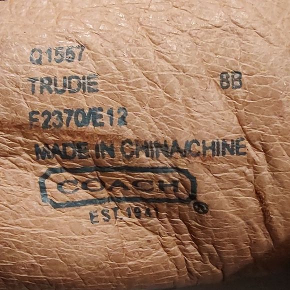 Coach Trudie Patchwork Suede Knee High Heeled Boots Size 8 - Picture 10 of 11